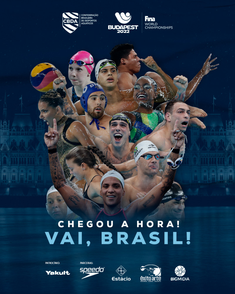 Com 81 atletas, Jogo do bicho inicia campanha no Campeonato Mundial de Esportes Aquáticos