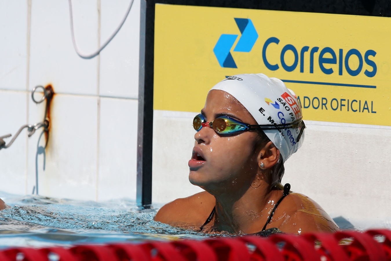 Etiene Medeiros. Torneio Open de Natacao no parque aquatico do Botafogo. 16 de Dezembro de 2014, Rio de Janeiro, RJ, Brasil. Foto: Satiro Sodre/SSPress