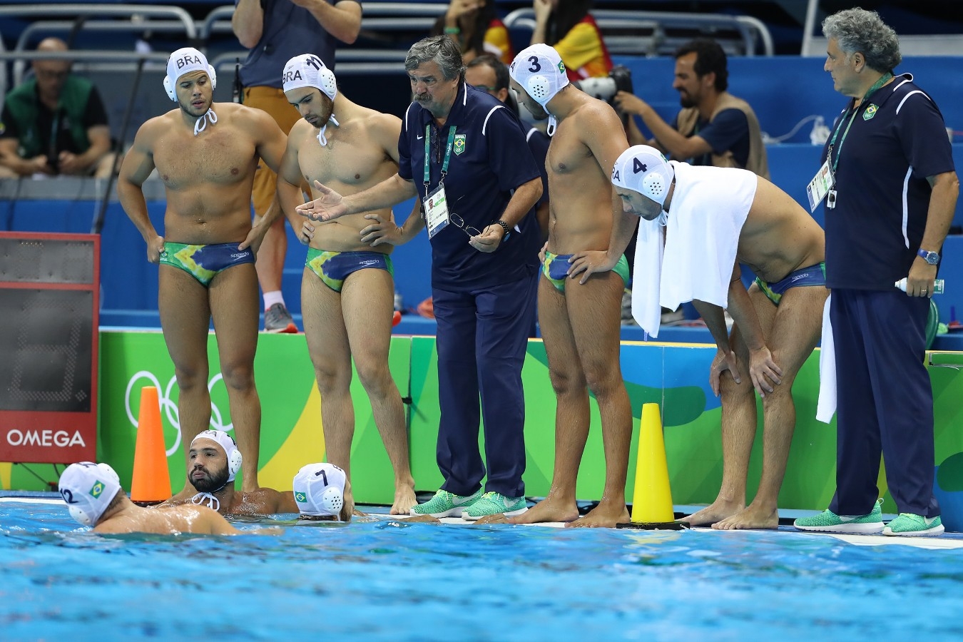 Brasil x Espanha durante partida realizada no OAS. Jogos Olimpicos Rio 2016. 20 de Agosto de 2016, Rio de Janeiro, RJ, Brasil. Foto: Satiro Sodré/SSPress