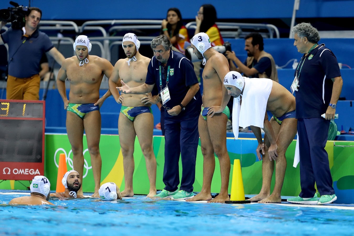 Brasil x Espanha durante partida realizada no OAS. Jogos Olimpicos Rio 2016. 20 de Agosto de 2016, Rio de Janeiro, RJ, Brasil. Foto: Satiro Sodré/SSPress