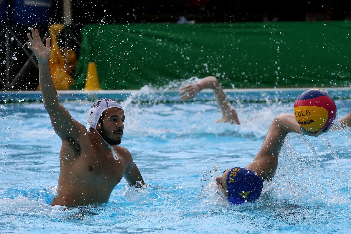 Brasil x Chile. Campeonato Sul-Americano Juvenil de Desportos Aquaticos na Piscinas Hernado Botero Obyrne. 25 de Abril de 2017, Cali, Colombia. Foto: Satiro Sodré/SSPress/CBDA