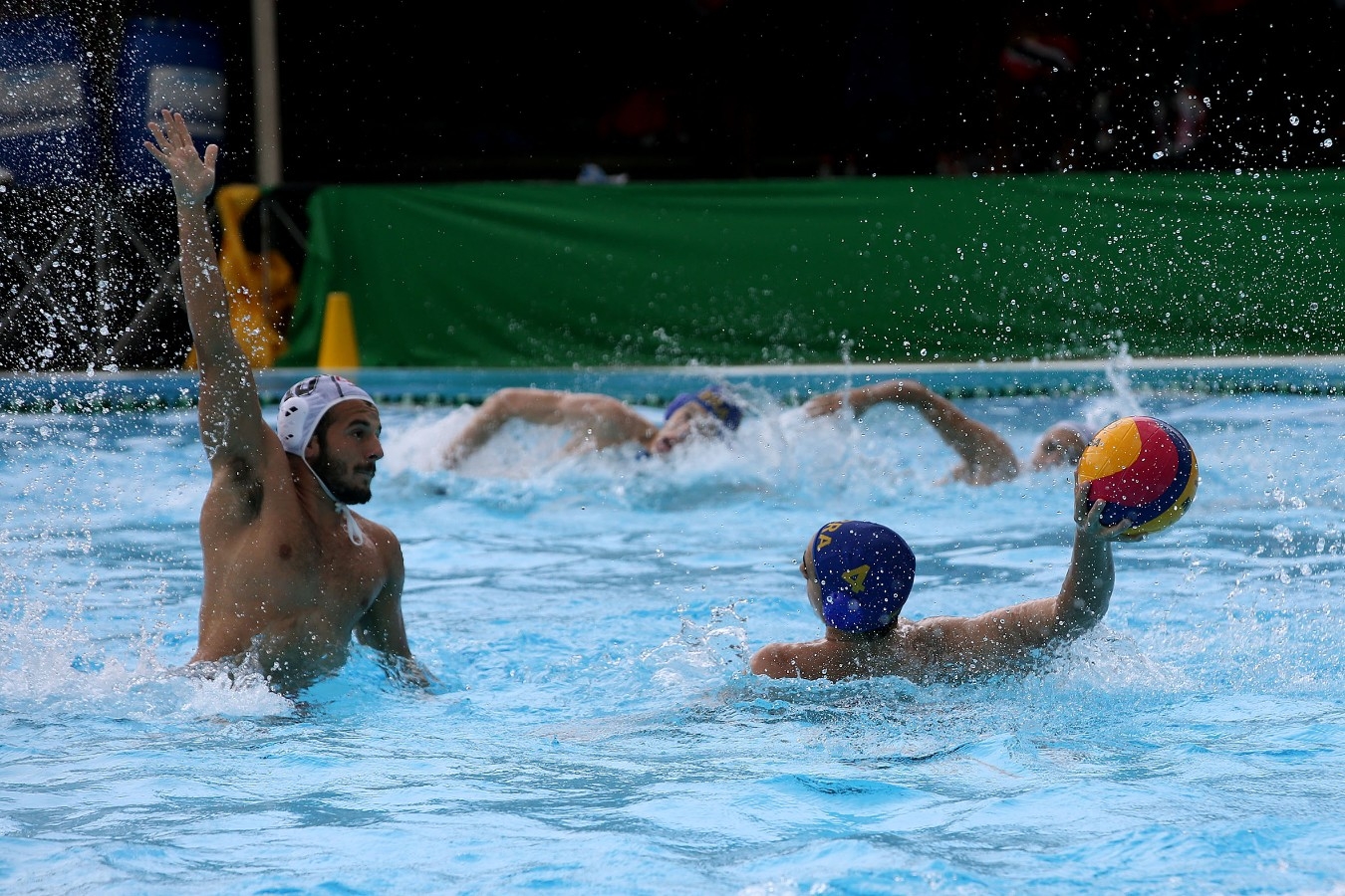 Brasil x Chile. Campeonato Sul-Americano Juvenil de Desportos Aquaticos na Piscinas Hernado Botero Obyrne. 25 de Abril de 2017, Cali, Colombia. Foto: Satiro Sodré/SSPress/CBDA