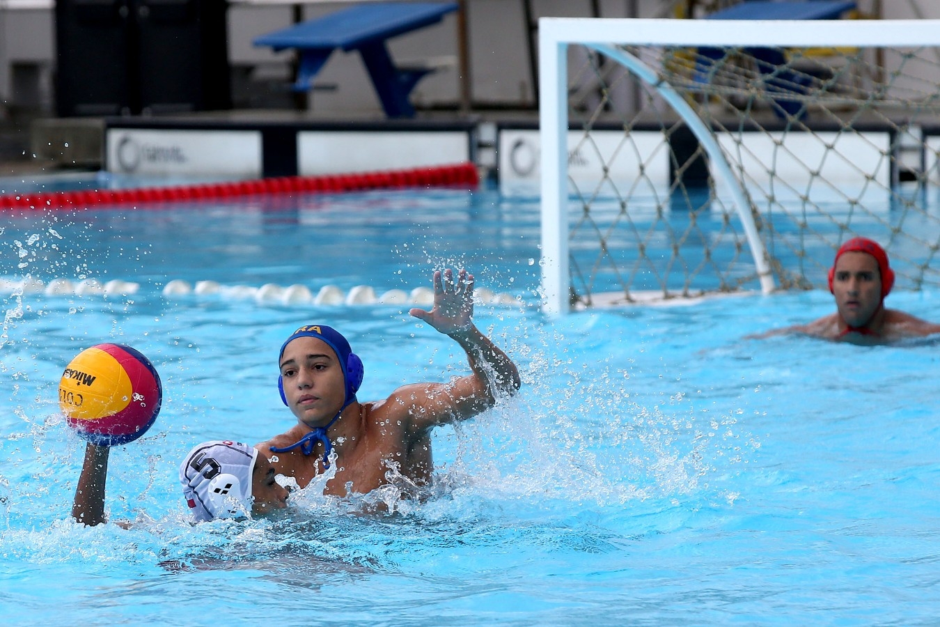 Brasil x Chile. Campeonato Sul-Americano Juvenil de Desportos Aquaticos na Piscinas Hernado Botero Obyrne. 25 de Abril de 2017, Cali, Colombia. Foto: Satiro Sodré/SSPress/CBDA