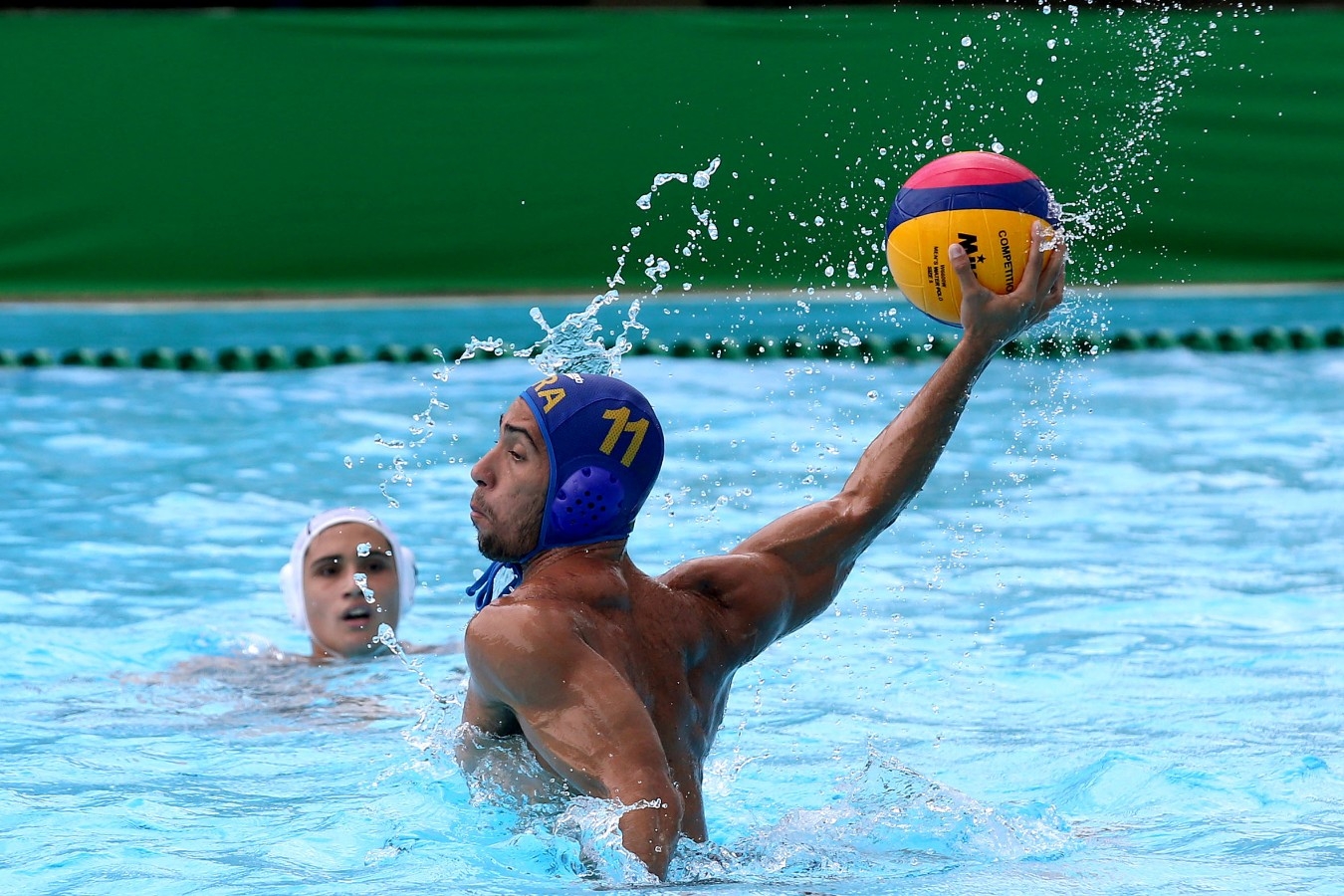 Brasil x Chile. Campeonato Sul-Americano Juvenil de Desportos Aquaticos na Piscinas Hernado Botero Obyrne. 25 de Abril de 2017, Cali, Colombia. Foto: Satiro Sodré/SSPress/CBDA