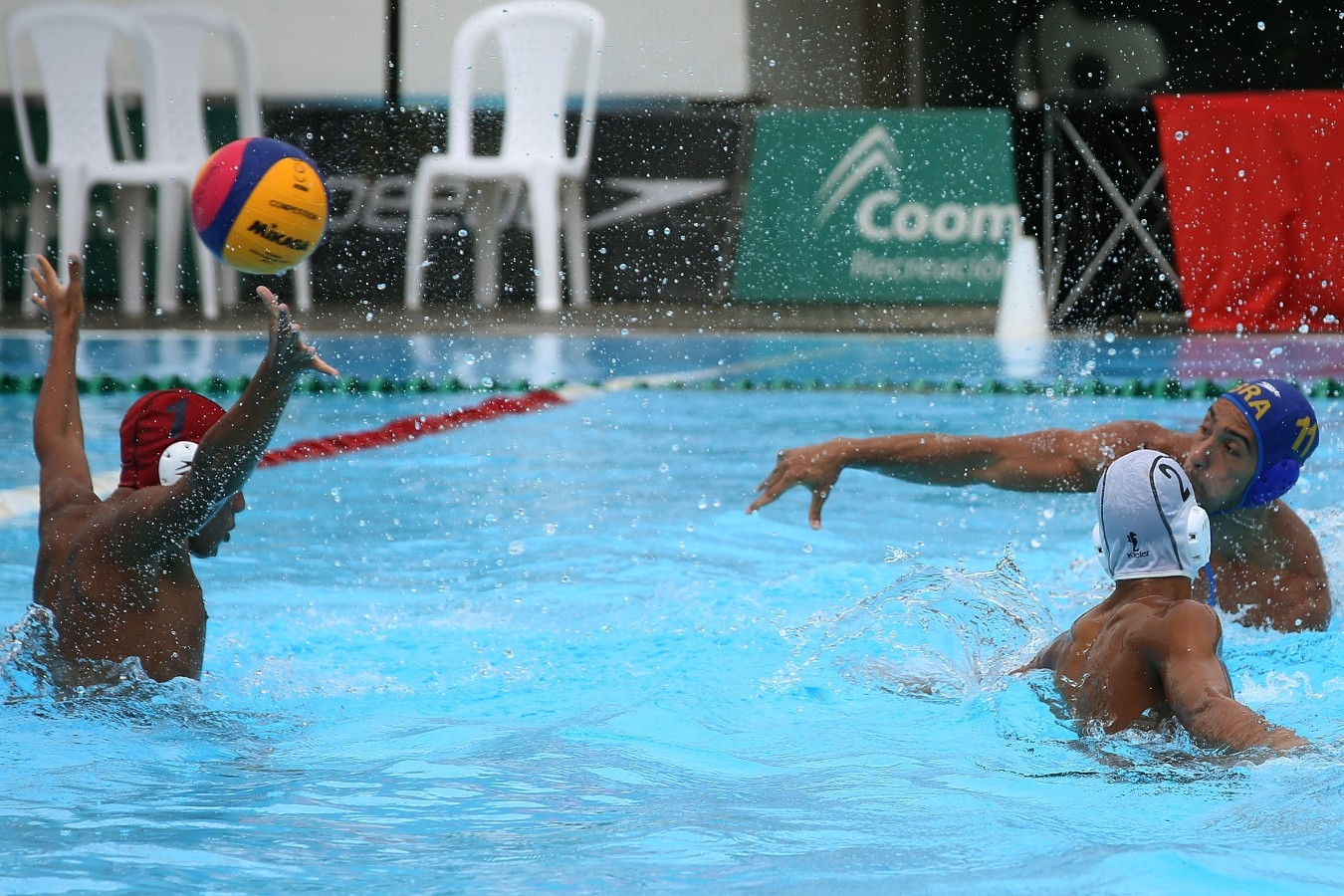 Brasil x Venezuela. Campeonato Sul-Americano Juvenil de Desportos Aquaticos na Piscinas Hernado Botero Obyrne. 26 de Abril de 2017, Cali, Colombia. Foto: Satiro Sodré/SSPress/CBDA