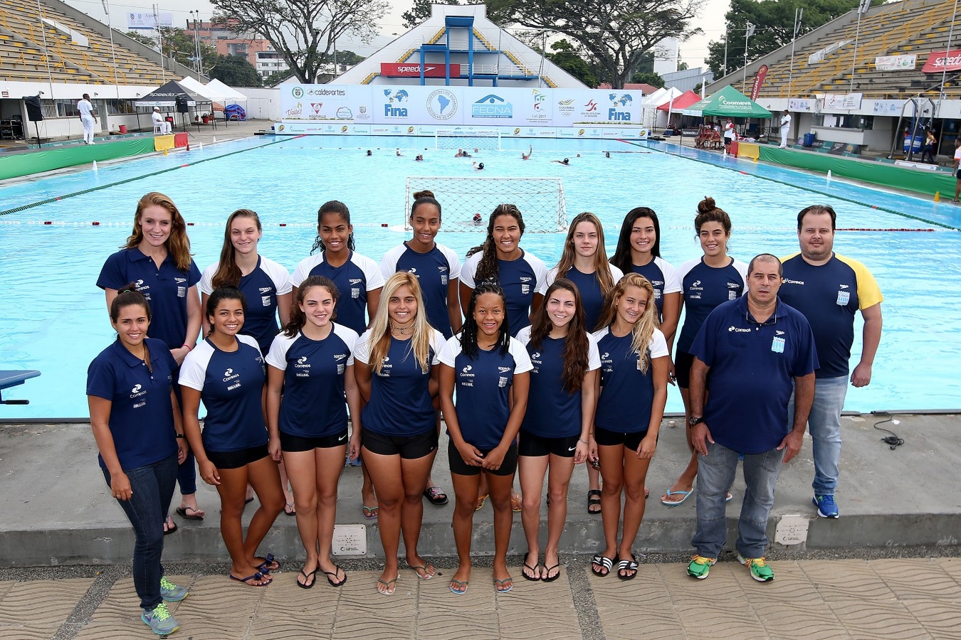 Campeonato Sul-Americano Juvenil de Desportos Aquaticos na Piscinas Hernado Botero Obyrne. 25 de Abril de 2017, Cali, Colombia. Foto: Satiro Sodré/SSPress/CBDA