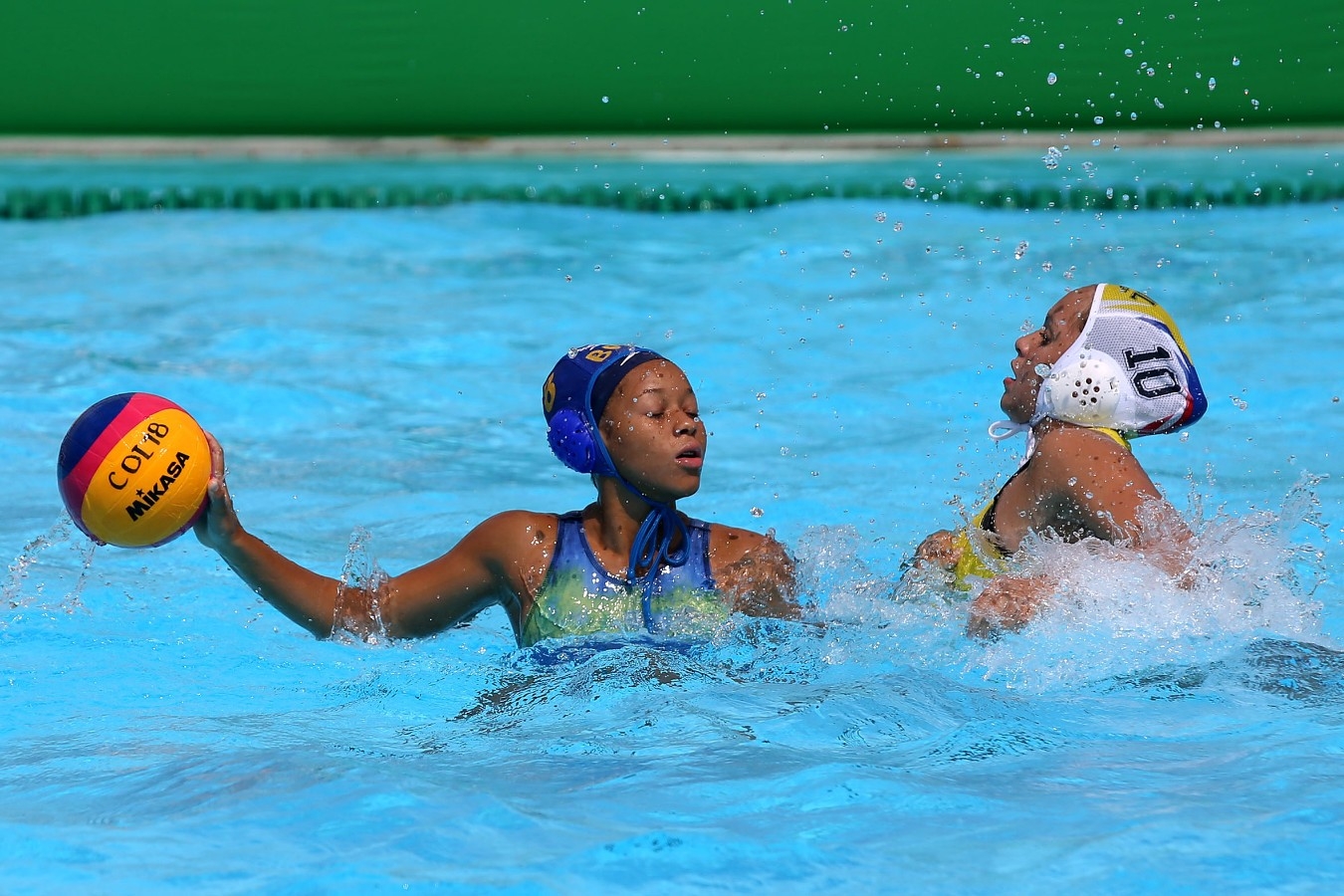 Brasil x Colombia. Campeonato Sul-Americano Juvenil de Desportos Aquaticos na Piscinas Hernado Botero Obyrne. 25 de Abril de 2017, Cali, Colombia. Foto: Satiro Sodré/SSPress/CBDA