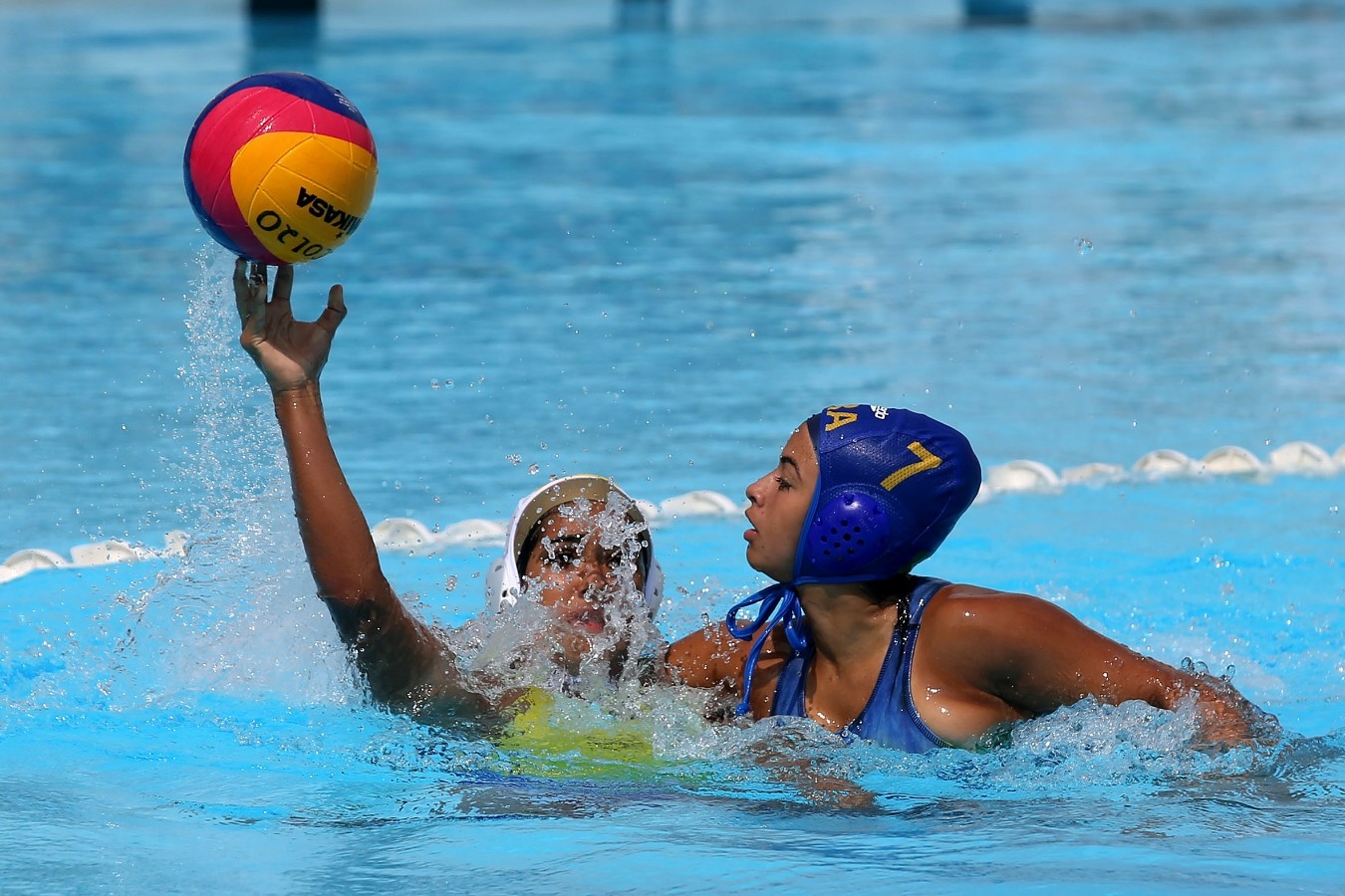 Brasil x Colombia. Campeonato Sul-Americano Juvenil de Desportos Aquaticos na Piscinas Hernado Botero Obyrne. 25 de Abril de 2017, Cali, Colombia. Foto: Satiro Sodré/SSPress/CBDA