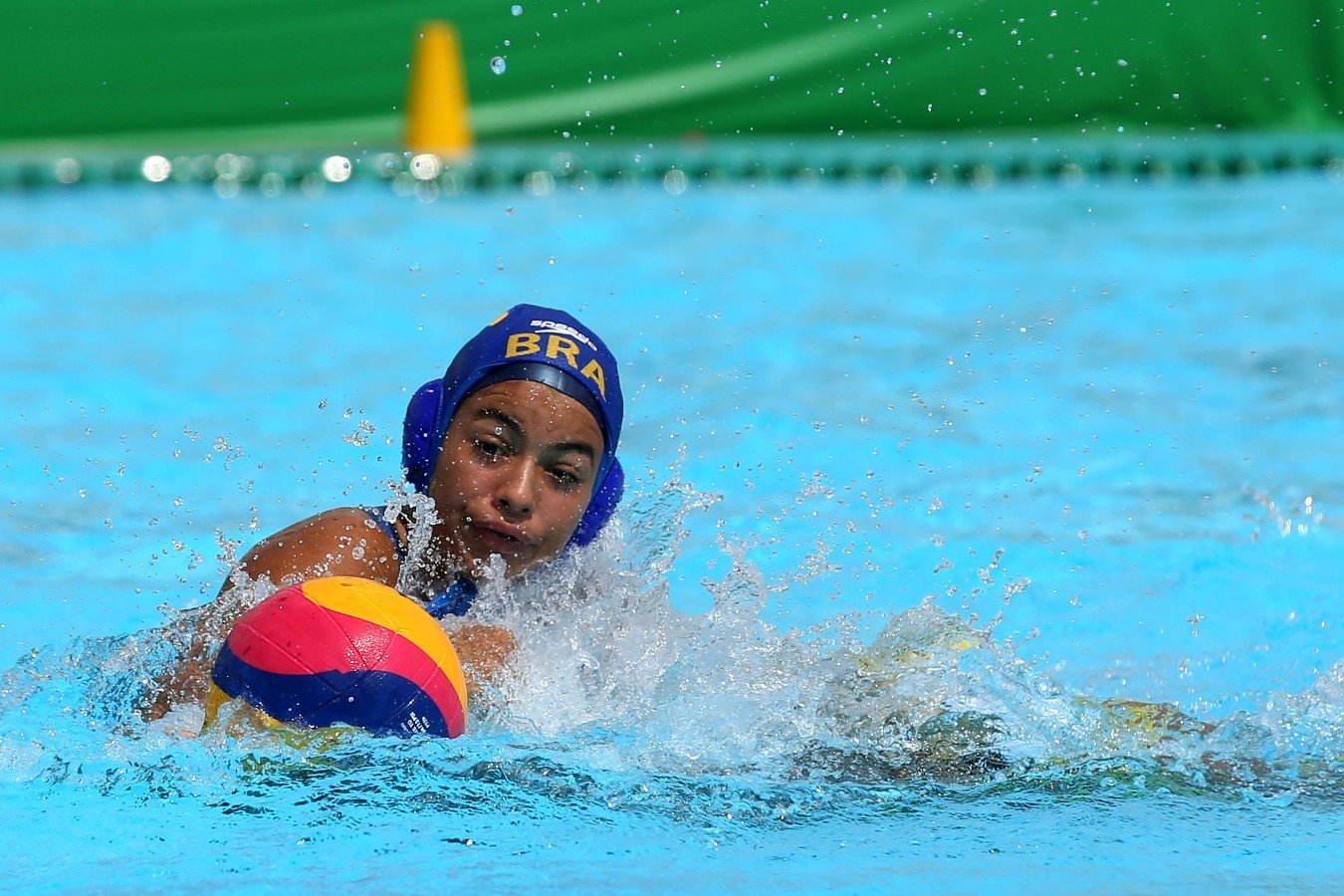 Brasil x Colombia. Campeonato Sul-Americano Juvenil de Desportos Aquaticos na Piscinas Hernado Botero Obyrne. 25 de Abril de 2017, Cali, Colombia. Foto: Satiro Sodré/SSPress/CBDA