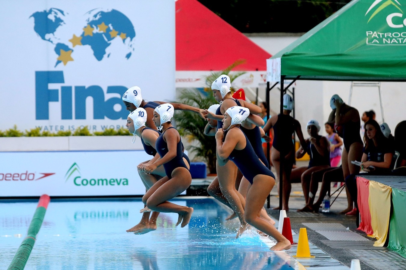 Brasil x Venezuela. Campeonato Sul-Americano Juvenil de Desportos Aquaticos na Piscinas Hernado Botero Obyrne. 26 de Abril de 2017, Cali, Colombia. Foto: Satiro Sodré/SSPress/CBDA