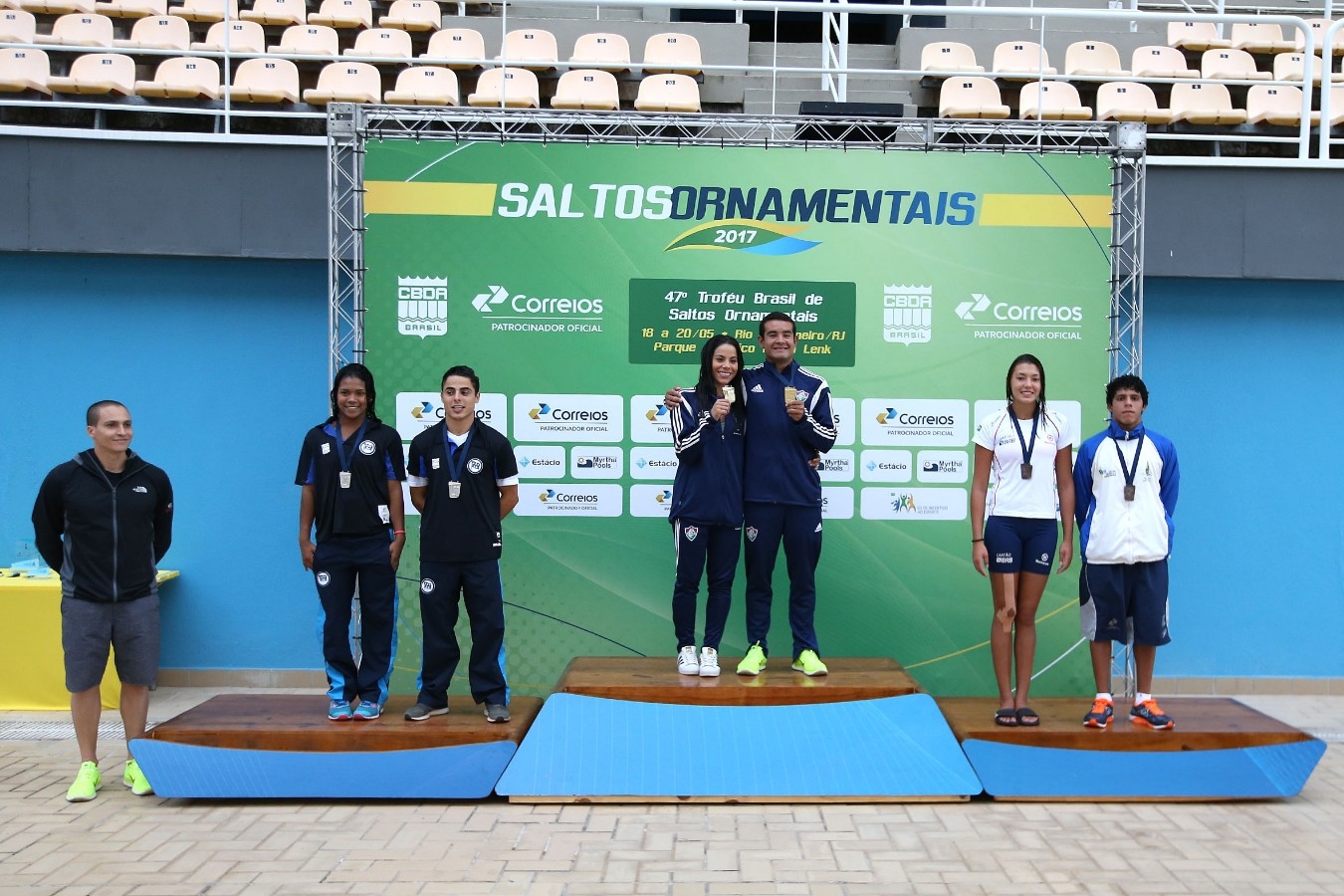 Equipe. Trofeu Brasil de Saltos Ornamentais. 18 de maio de 2017, Rio de Janeiro, RJ. Foto: Satiro Sodré/SSPress/CBDA