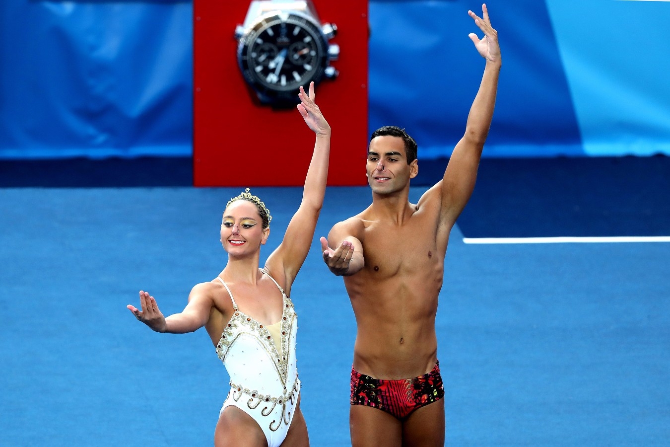 Giovana Stephan, Renan Alcantara. Campeonato Mundial de Desportos Aquaticos. City Park - Varosliget Lake. 15 de Julho de 2017, Hungria, Budapeste. Foto: Satiro Sodré/SSPress/CBDA