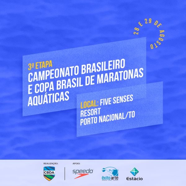 Palmas recebe 3ª etapa do Campeonato Brasileiro e Copa Brasil de Maratonas Aquáticas