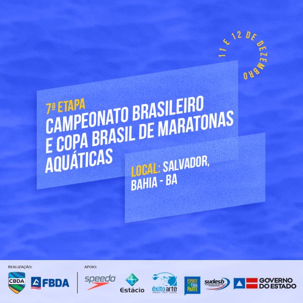Salvador recebe última etapa do Campeonato Brasileiro e Copa Brasil de Maratonas Aquáticas