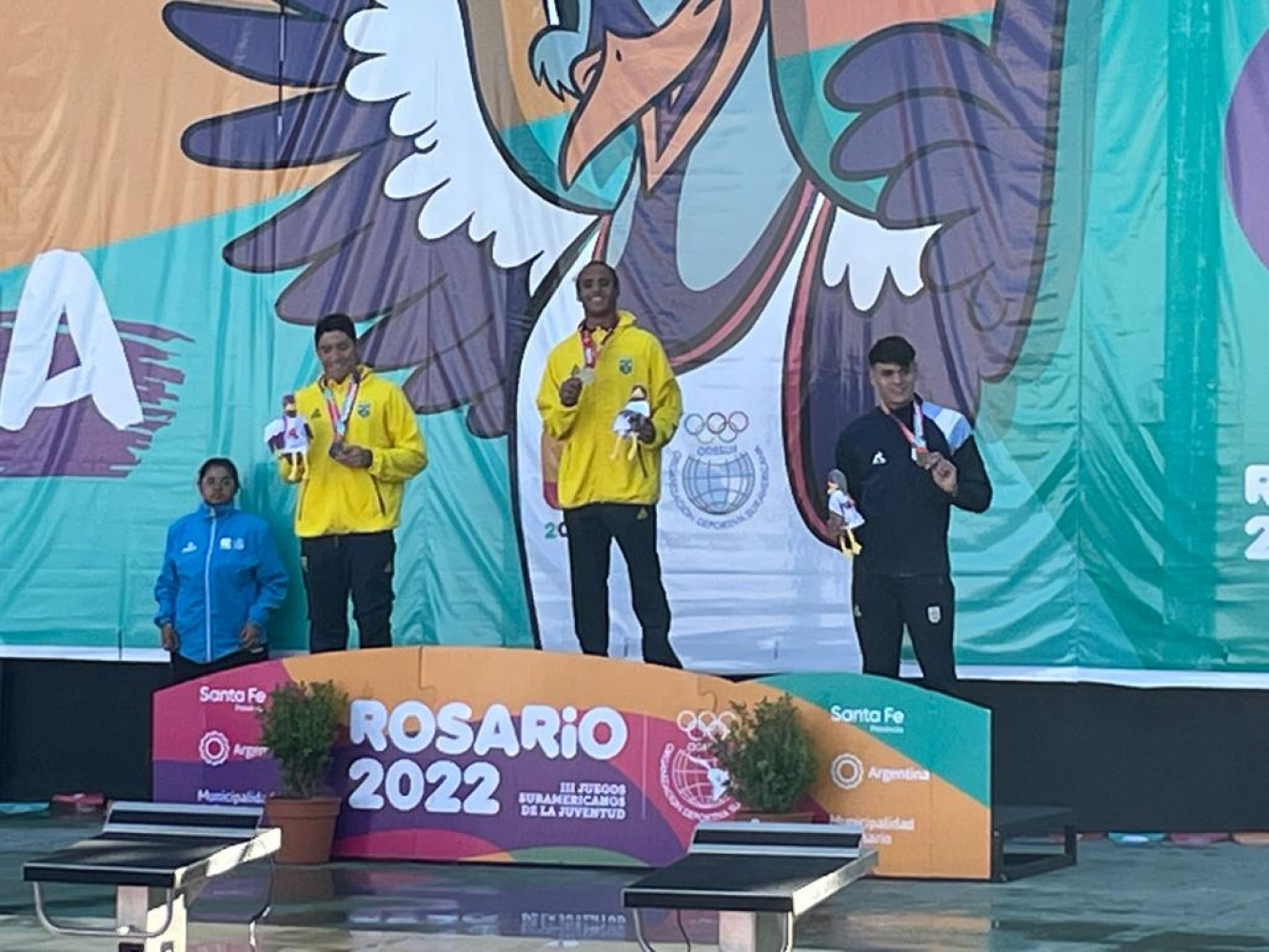 Brasil conquista mais 11 medalhas e sobra no quadro de medalhas da Natação nos Jogos de Rosário