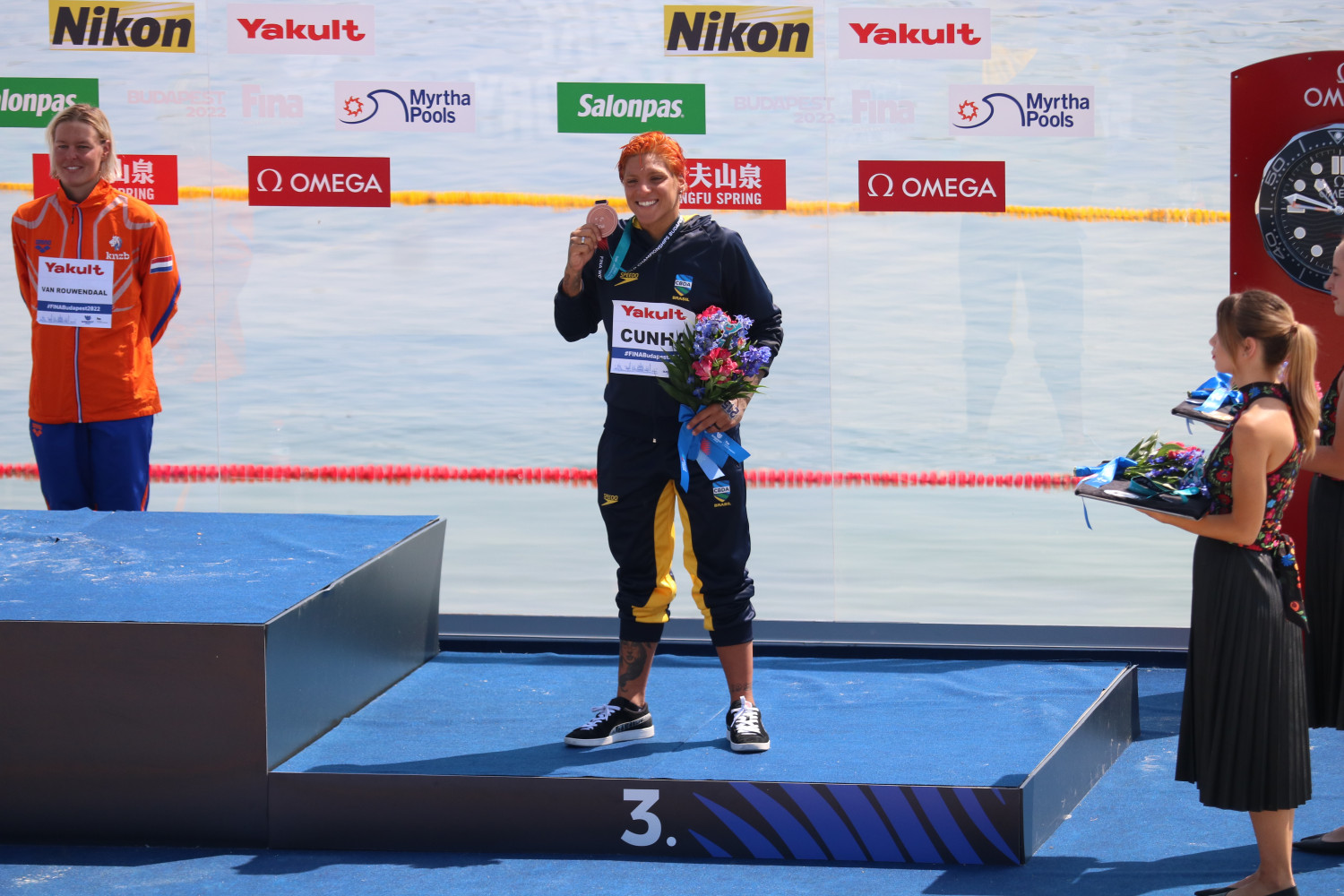 Ana Marcela Cunha conquista o bronze nos 10 km e chega a 14 medalhas em Mundiais