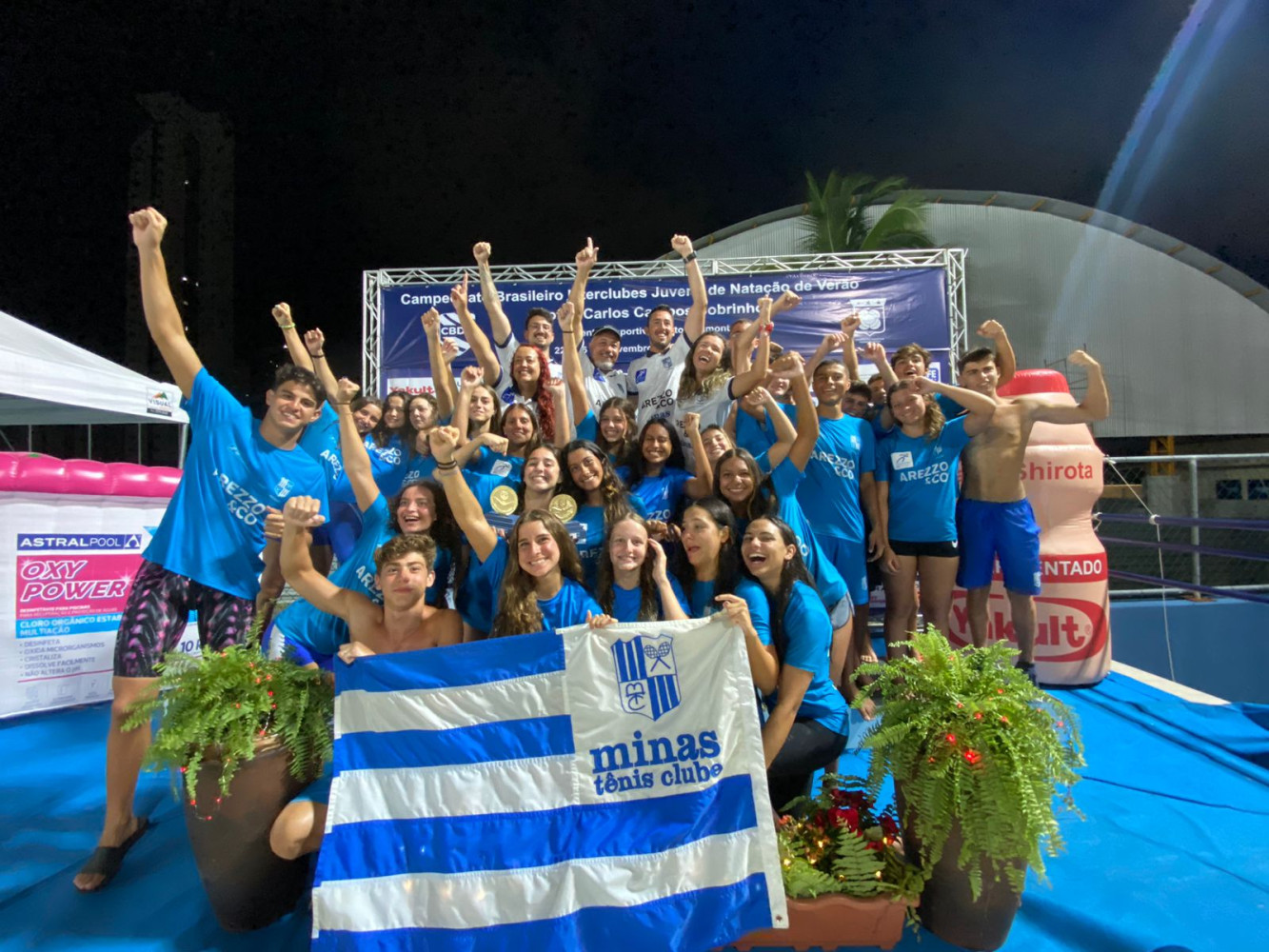 Minas Tênis Clube é campeão geral do Campeonato Brasileiro Juvenil de Natação