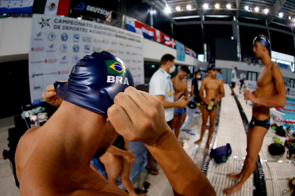 Campeonato Sul-Americano de Desportos Aquatico Absoluto. 15 de marco de 2021, Buenos Aires, Argentina. Foto: Satiro Sodré/SSPress/CBDA