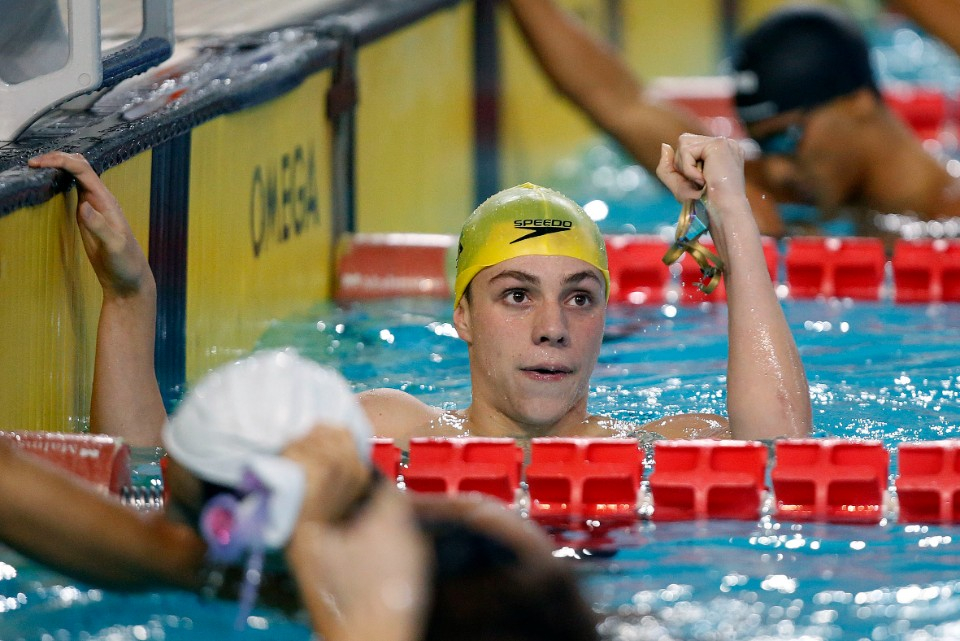 Seleção Brasileira durante o Campeonato Sul-Americano Juvenil de Desportos Aquáticos de Natação, no Parque Olímpico da Juventude, nesta quarta, 20.